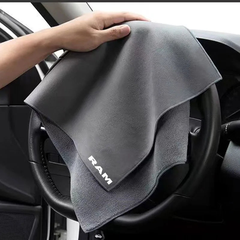 Dodge RAM Microfiber Cleaning Cloth - Car Wash & Detailing Towel