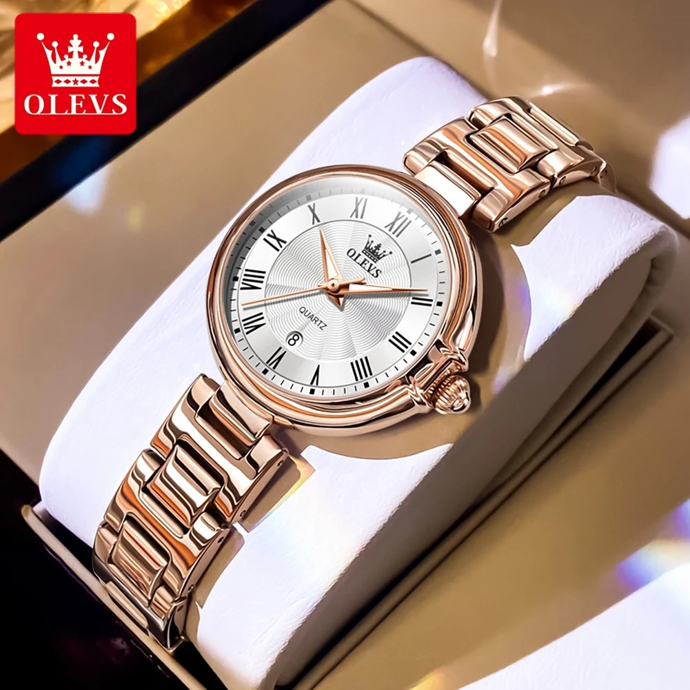 OLEVS Brand new minimalist and fashionable quartz watch, waterproof women's watch 5608