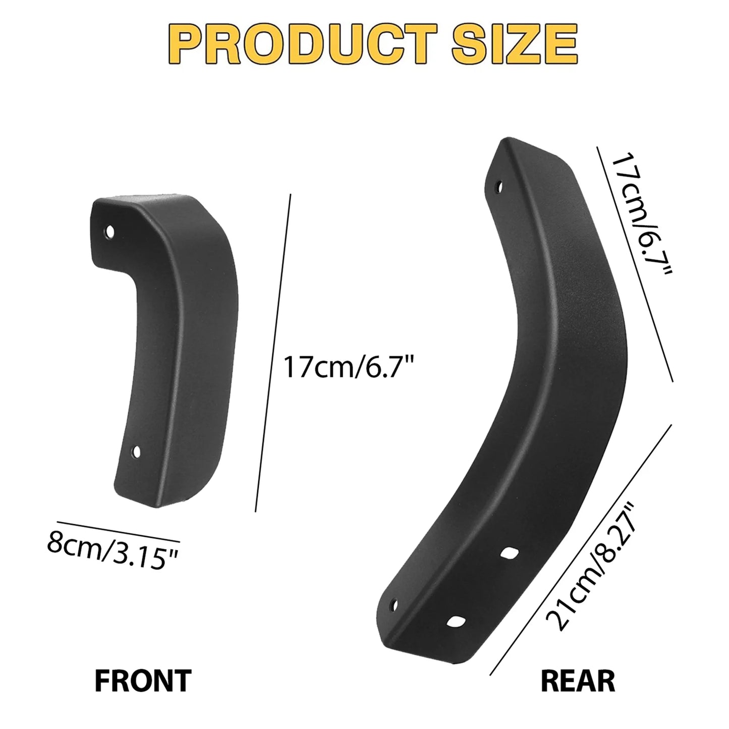 4pcs For Chevrolet Silverado 1500 2019 2020 2021-2025 Mud Flaps Delete Splash Guards Mudguards