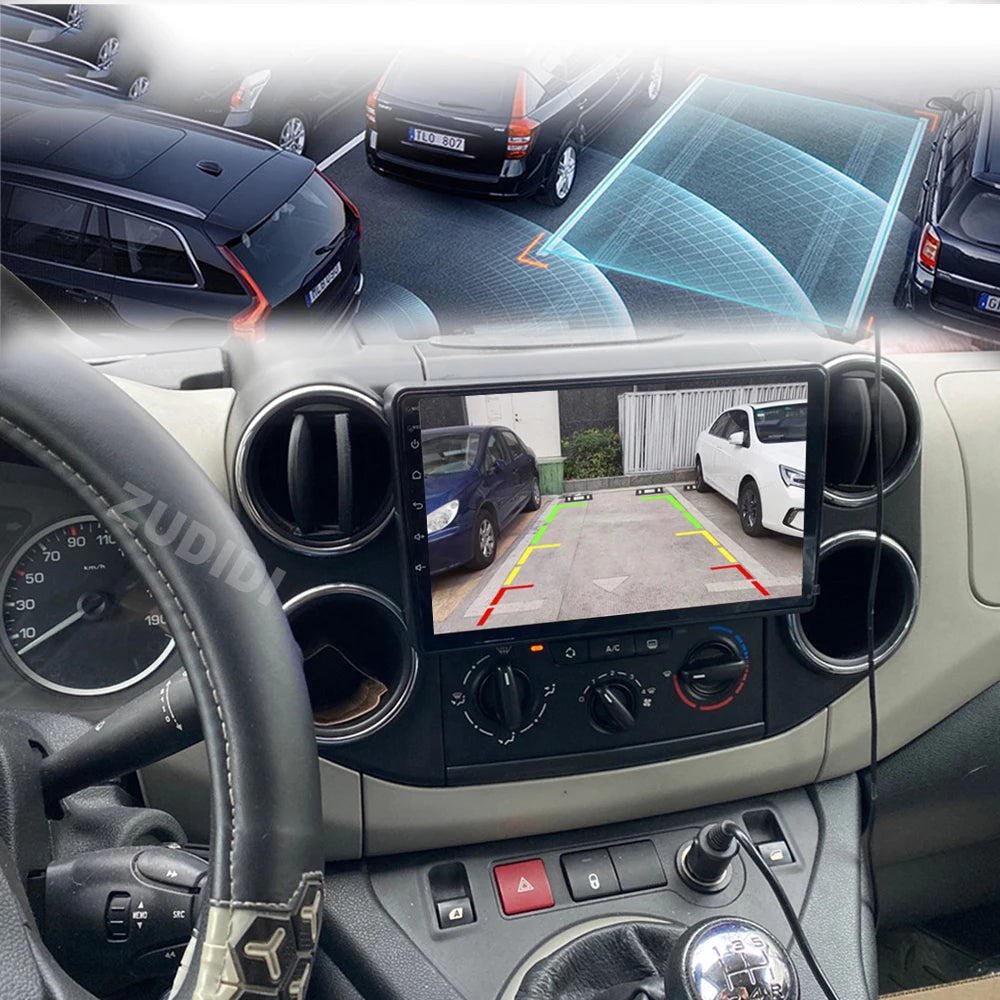 Android 16 Car Radio 4G+WIFI Carplay For Citroen Berlingo For Peugeot Partner 2008 - 2019 Navigation GPS Car Multimedia Player