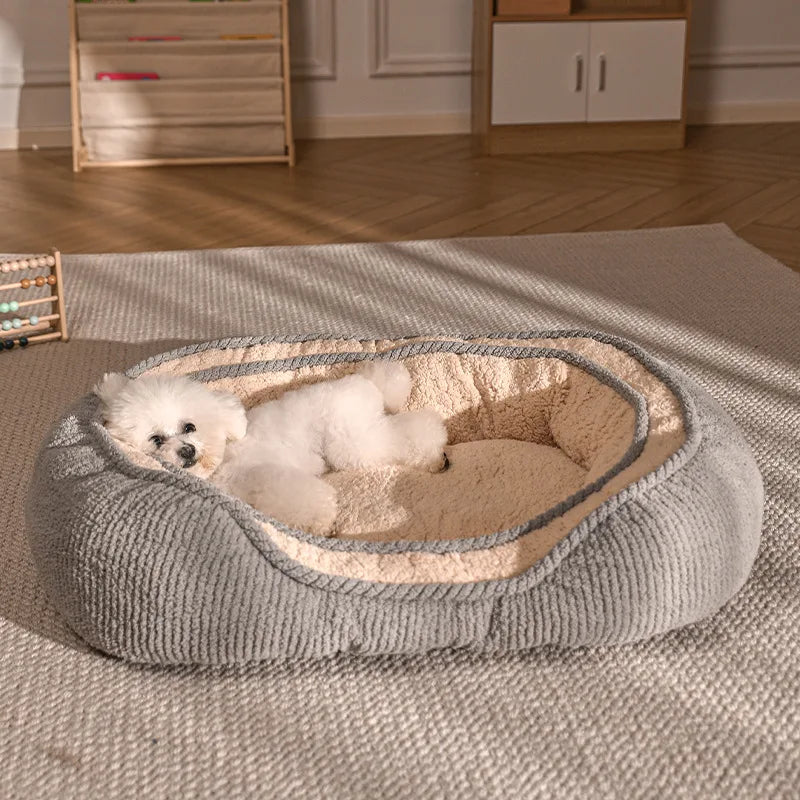 Dog House Universal for All Seasons Bed for Cats Pet Products Cushions Small Dog Sleeping Sofa Dog Mattress Pet Warmth Cat Nest