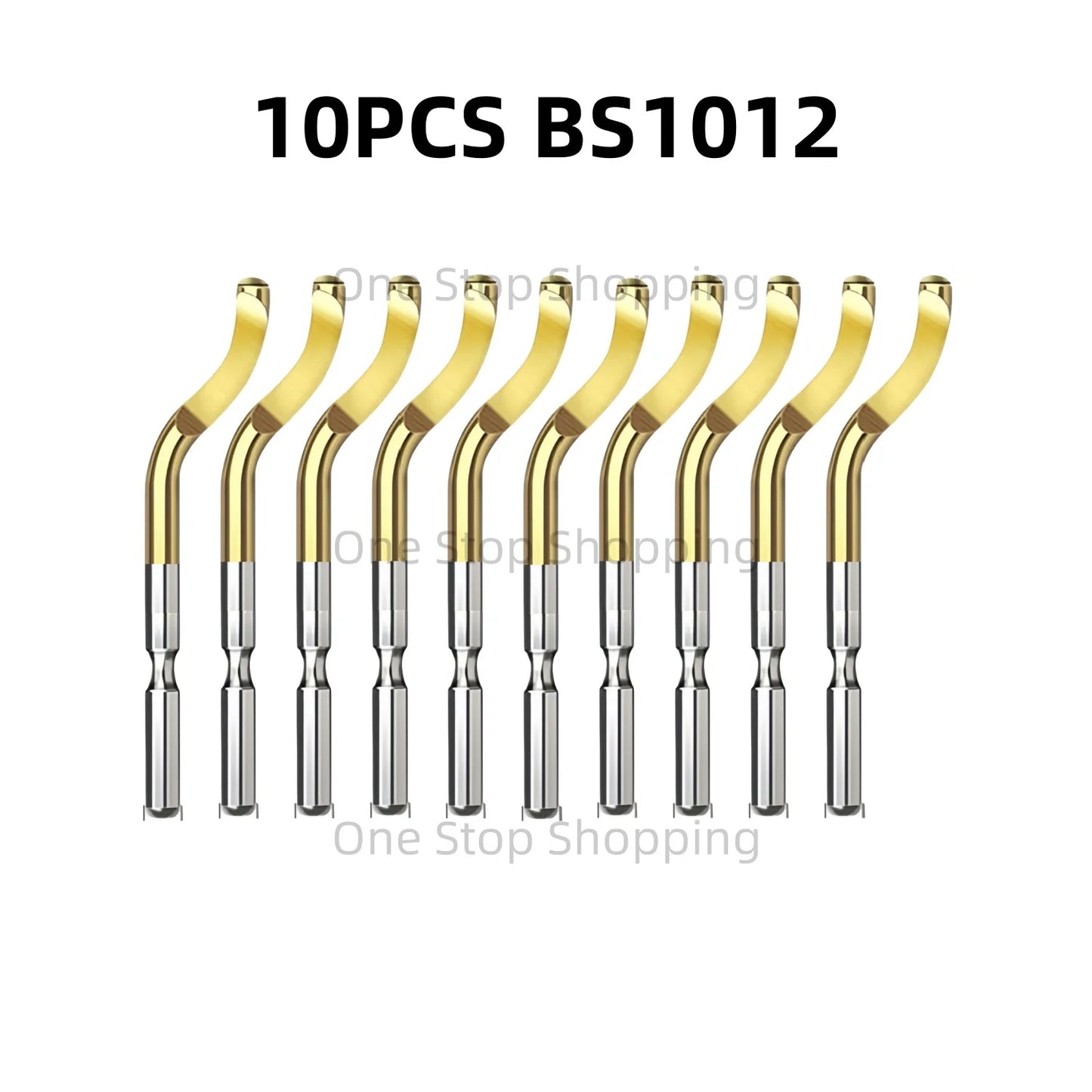 Pack of 10 PCS Deburring Blades for Burr Removal Reamer Tool as 360 Degree Rotary Head for Metal Resin Copper Plastic Brass PVC