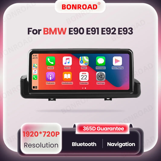 Car Stereo with Apple CarPlay & Android Auto, Compatible with BMW 3 Series E90 E91 E92 E93