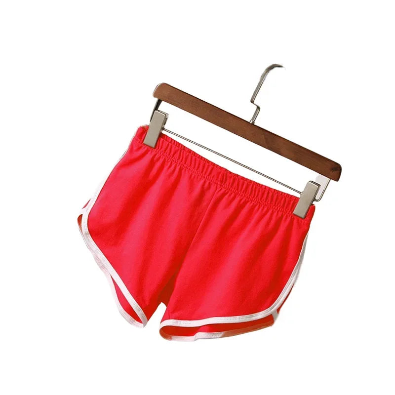 Women's High-Waist Fitness Sports Shorts – Yoga Running Cycling Hot Pants | S–XXXL (12 Colors)