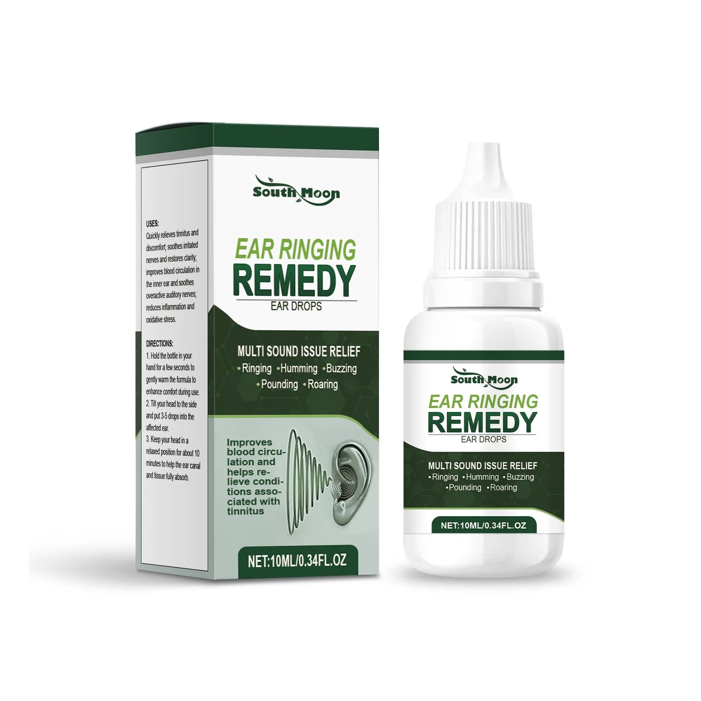 Herbal Ear Cleansing Drops — Gentle Earwax Softening & Ear Care