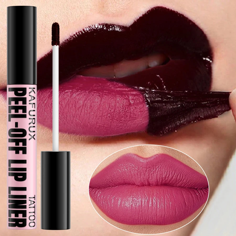 7 Colors Waterproof Peel Off Lip Stain - Long Lasting Lip Tint