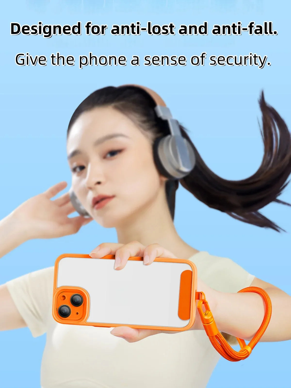 Adjustable Phone Lanyard/Wrist Strap Crossbody/Neck Phone Strap Universal Phone Slings Stretchable Cable for Smartphones