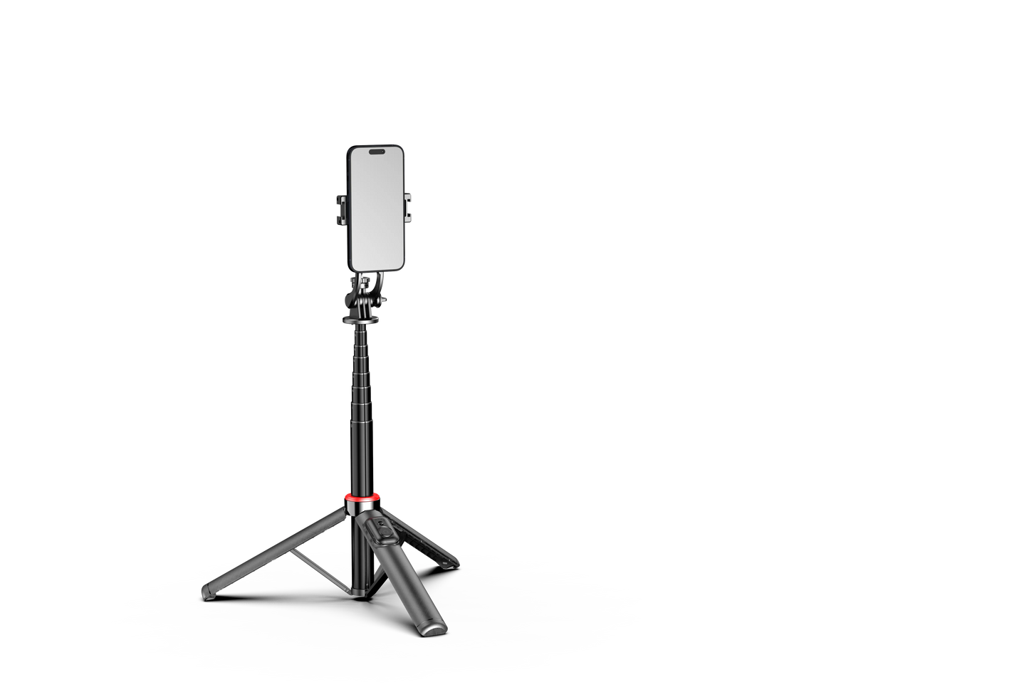 Magnetic Selfie Stick Tripod for iPhone 12-16 Pro Max Travel Stand with Magsafe Phone Clamp for Android Smartphone