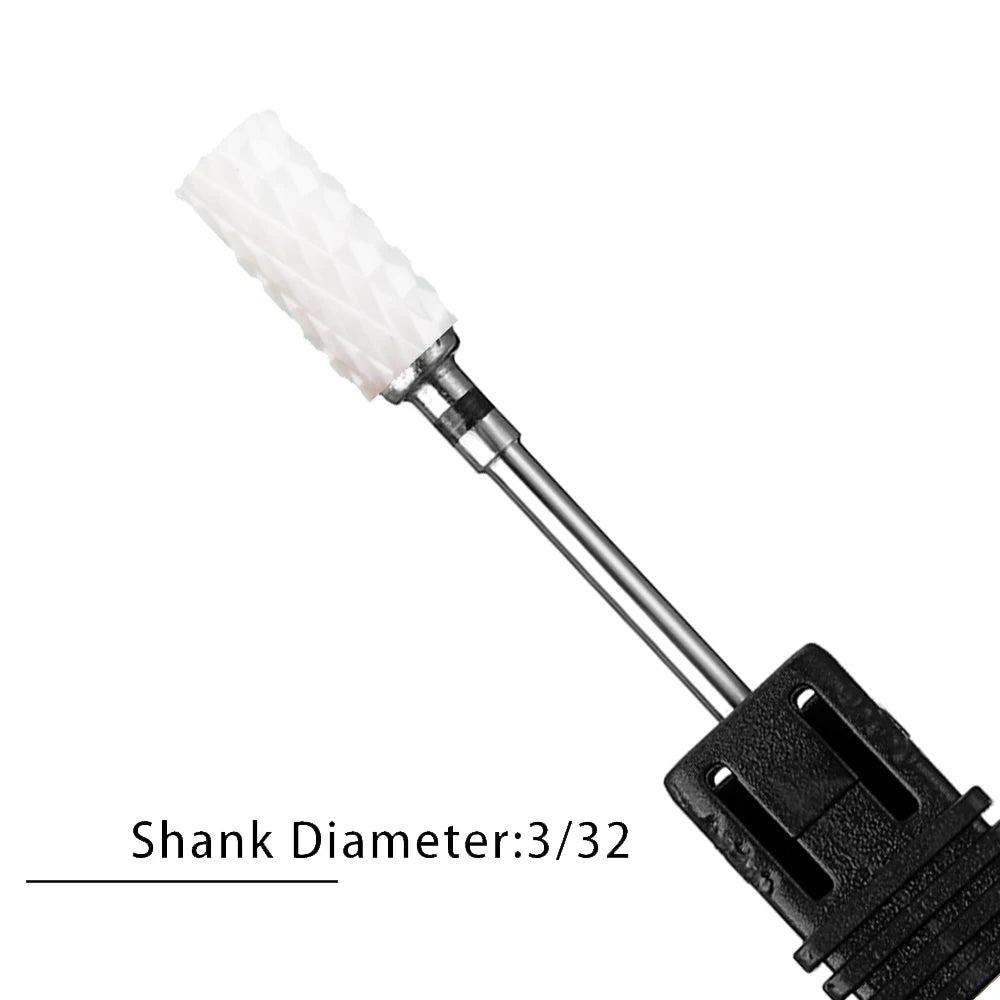 Nail Drill Bits Flame Ceramic Cutters for Manicure Electric Pedicure Nail Bits Gel Polish Remover Files Burr Nail Accessories