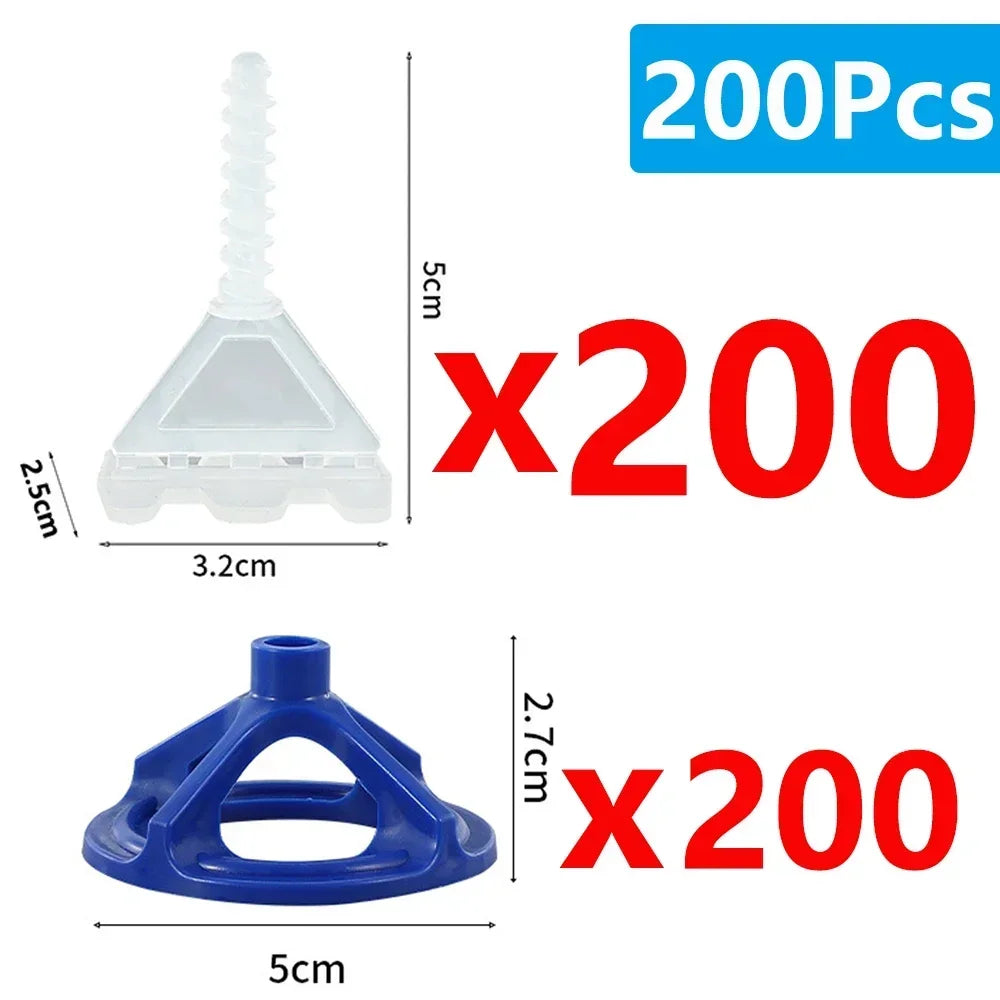 Tile Leveling System 600 Pc, Spiral Clips Spacers & Wedges