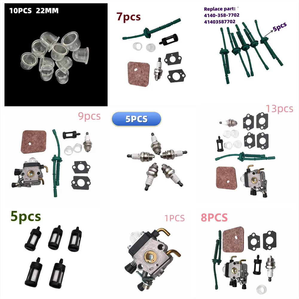 Carburetor Trimmer Kit For Stihl FS 38 45 46 55 55R 55RC 45C 45L 45EZ 55EZ 55C 55T 74 75 76 80 85 310 KM 55 55R HL45 FC55