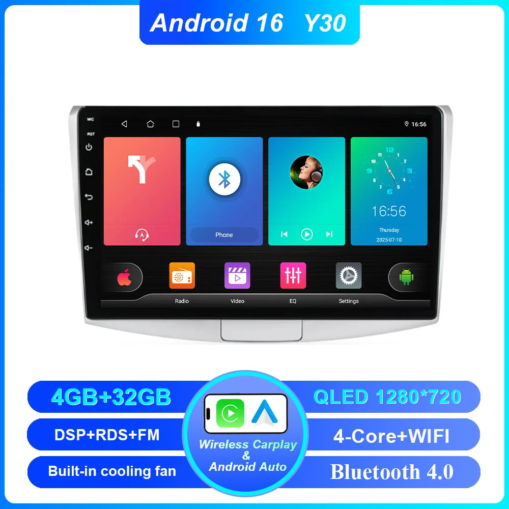 Car Stereo with Apple CarPlay & Android Auto, Compatible with VW Passat B6 B7 & CC