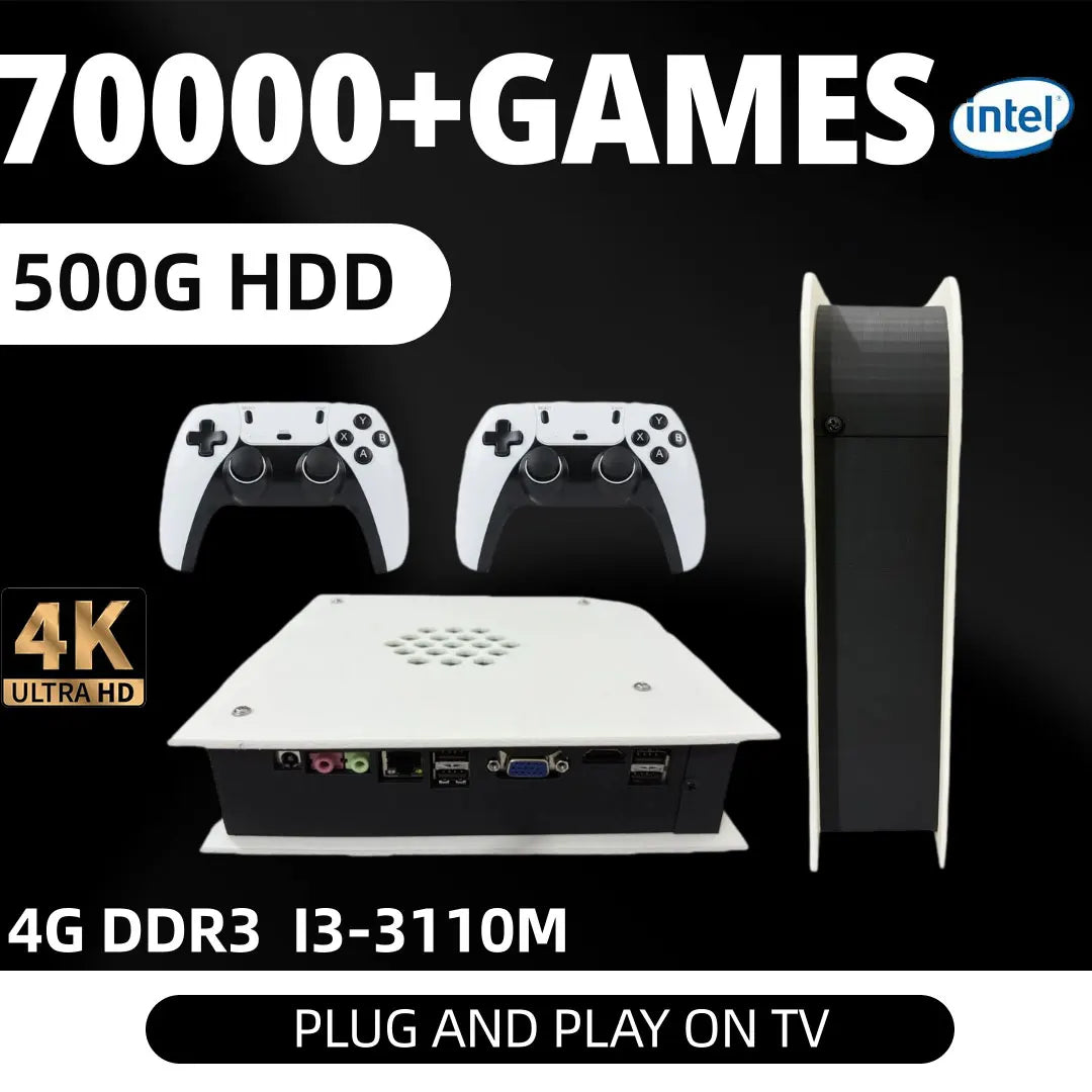 M15 Dual-System Game Console — Windows 11 + Batocera, 4GB RAM, i3 CPU, Plug-and-Play TV