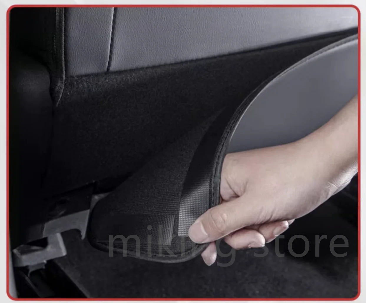 2PCS For Toyota RAV4 Leather Anti-Child-Kick Pad Car Waterproof Seat Back Protector Accessories