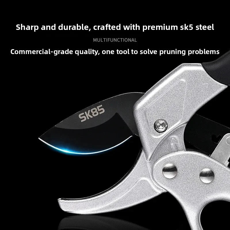 SK5 stainless steel rust resistant coarse pruning shears, pruning shears with pulleys, pruning shears for fruit trees, horticult