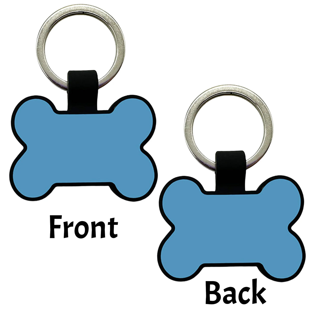 Silicone Bone Pet ID Tag - Double-Sided Engraved, Anti-Lost – photo 10