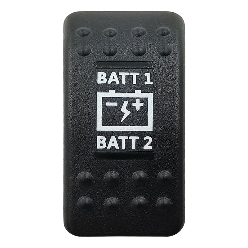 Green LED Rocker Switch - Waterproof SPST & DPDT Options