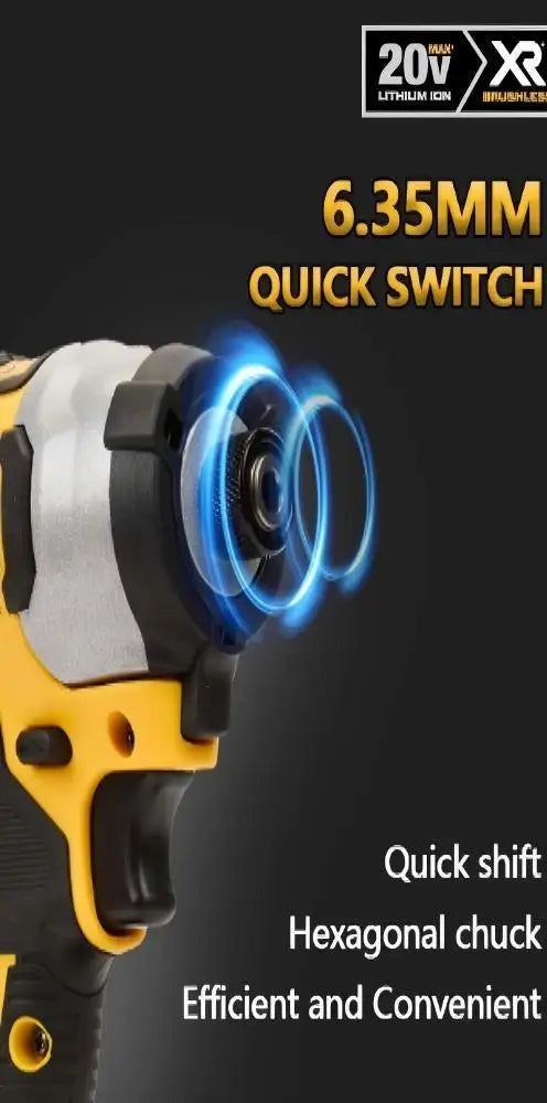 DeWalt Dcf850 Brushless Lithium Electric Screwdriver Electric Drill Woodworking Screwdriver Impact Drill Adjustable Speed