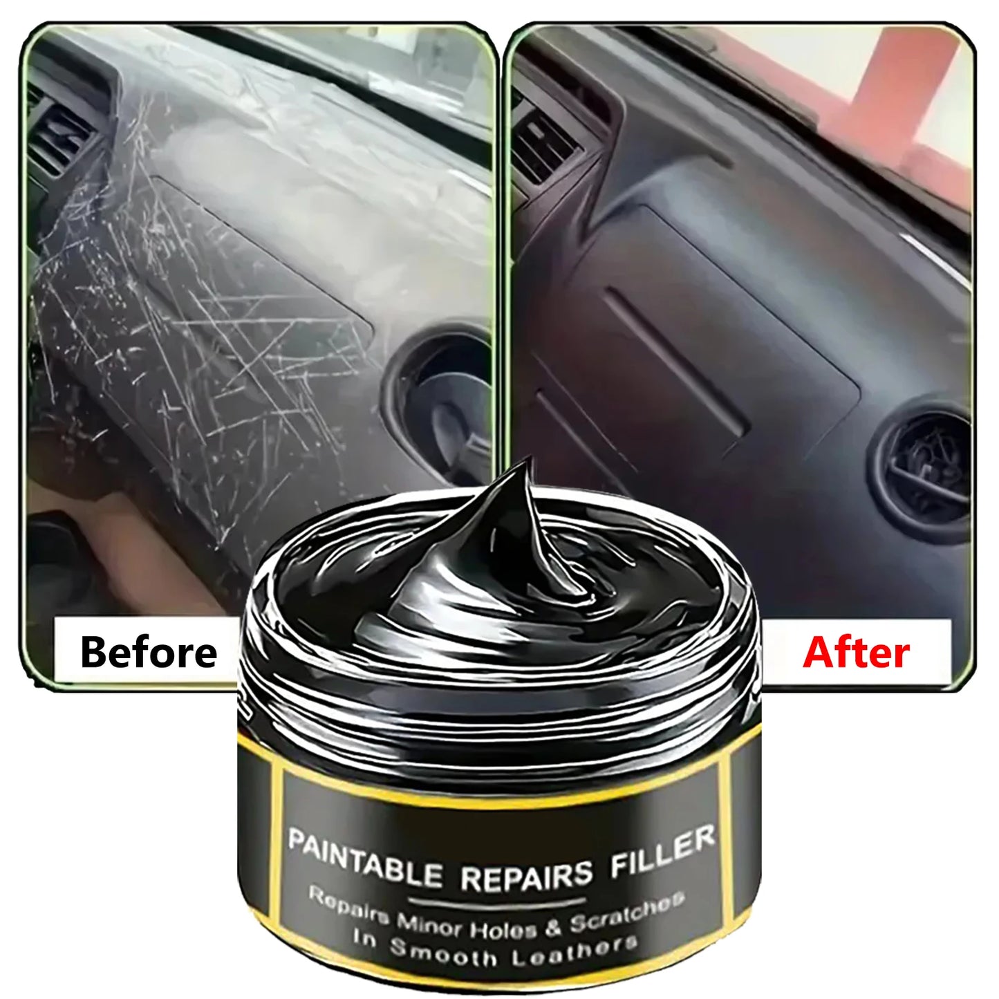 Car Interior Scratch Repair & Anti-Aging Polishing Paste – Plastic, Leather, Tires & Steering Wheel Restorer | 1/3/5/10 Pack