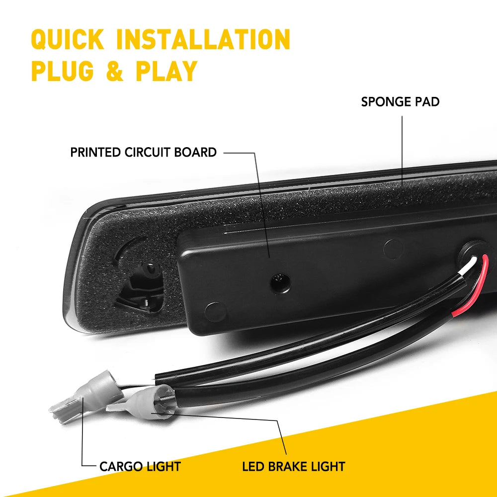 LED Smoked Third Brake / Cargo Light for Ford F-150 2009–2014