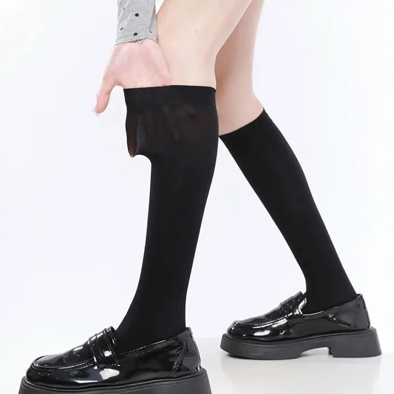 Women's Velvet Over the Knee Socks, 40, 50 or 70 cm