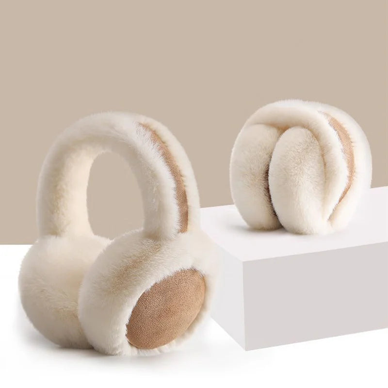 Faux Suede Plush Earmuffs - Classic Winter Ear Warmers - photo 5