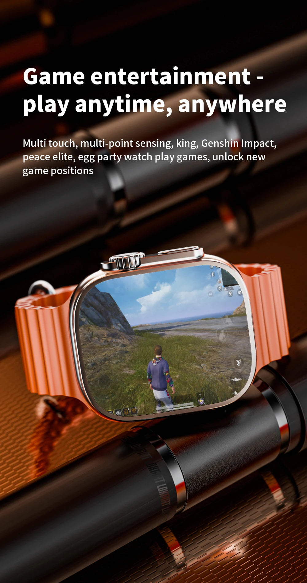JC02 Pro 5G Smartwatch 2.29inch Amoled Curved Display S10 Ultra Smart Watch With Rotary Camera GPS WIFI NFC Compass Video Call
