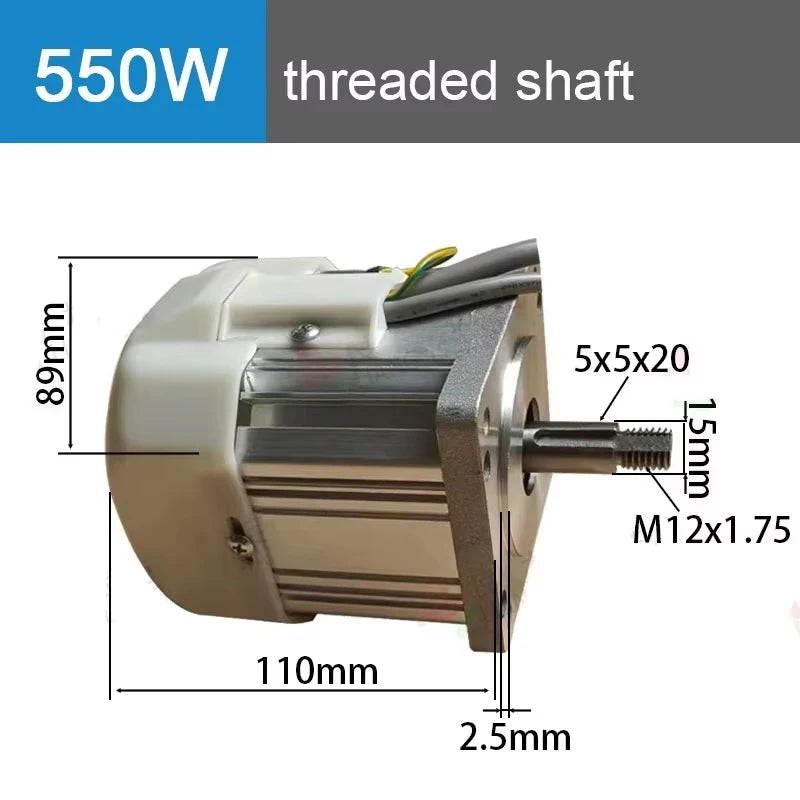 Permanent Magnet DIY Servo Motor Controller Kit Woodworking BLDC Servo Controller Lathe Machine Driver Brushless Motor