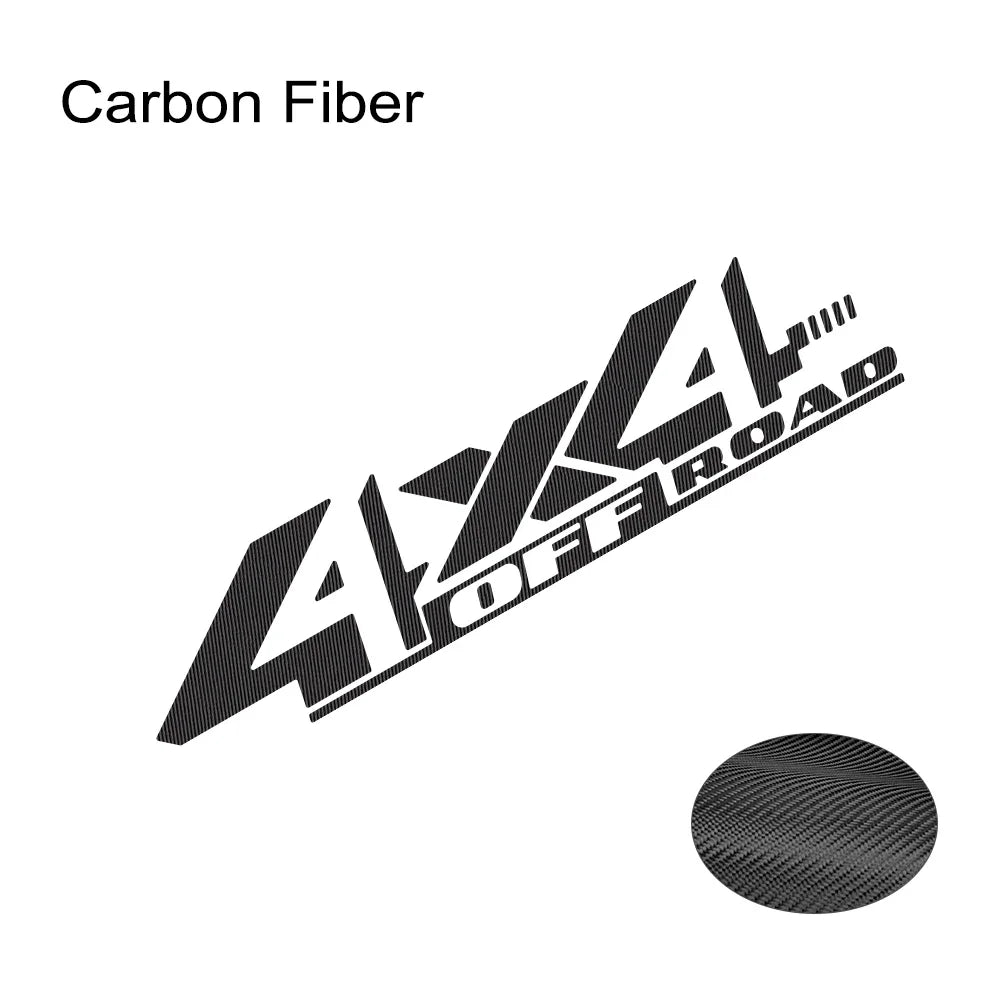 4x4 Off-Road Vinyl Decals (Pair) — Universal Fit for Pickups & Trucks