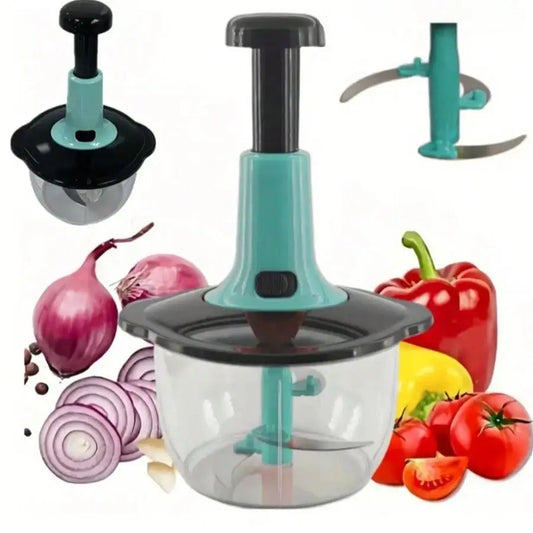 Compact Manual Vegetable, Fruit and Herb Chopper