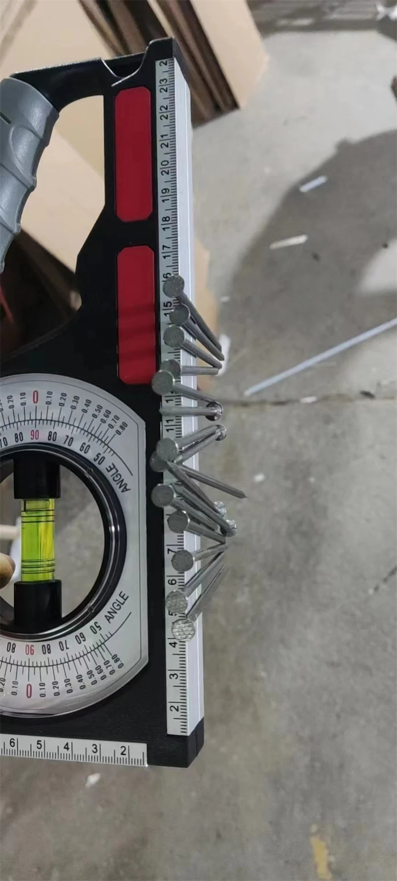 High Precision Angle Slope Measuring Instrument Magnetic Level Bubble Inclinometer Protractor Angle Finder Slope Scale Level