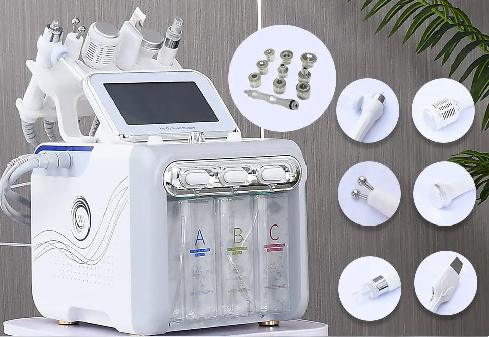 Hot selling hydro Microdermabrasion machine  hydra 7 in1 h202 beauty machine facial machine
