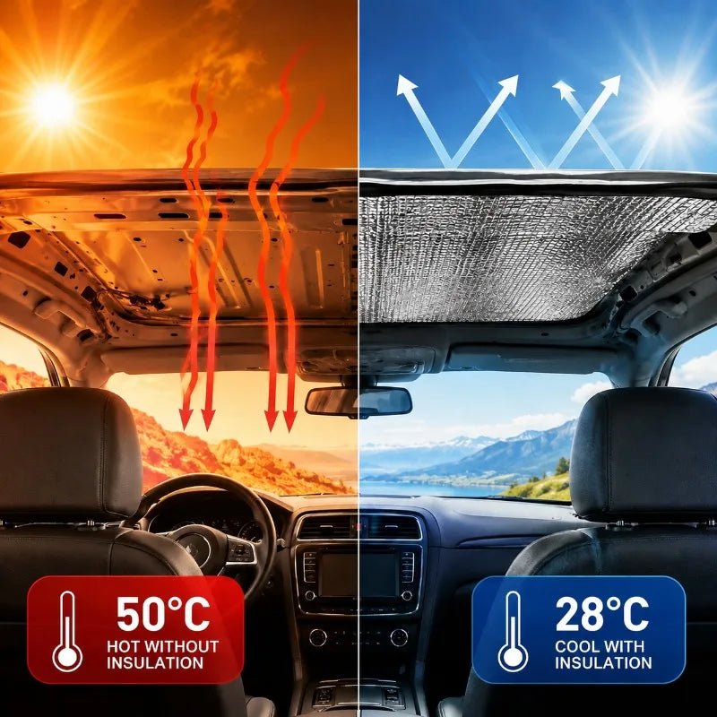 Foil Foam Sound Deadening Roll for Car Doors, Hood and Trunk - view 2