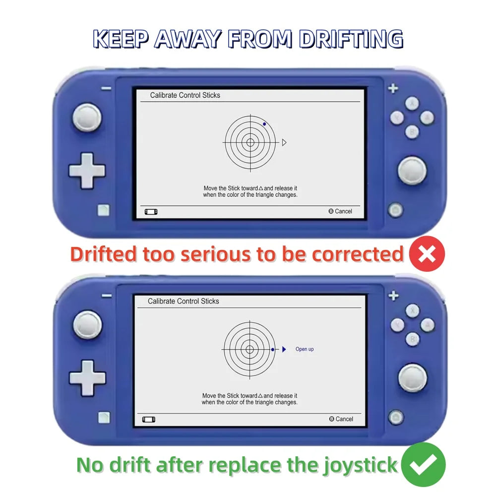 2/10pcs K-SILVER JS19 for Switch Joy-con TMR Joystick Replacement Magnetic Sensor 3D Analog Stick for Switch OLED