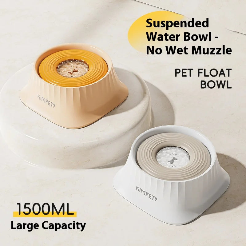 Floating Disc Dog Water Bowl - Less Splash for Small & Medium Dogs - photo 2