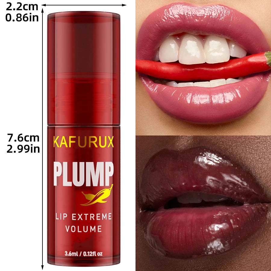 1/2PCS Lip Plump Long Lasting Lip Oil Moisturizing Lip Gloss Serum Instant Volumising Essence Oil Repair Lip Fine Lines Increase