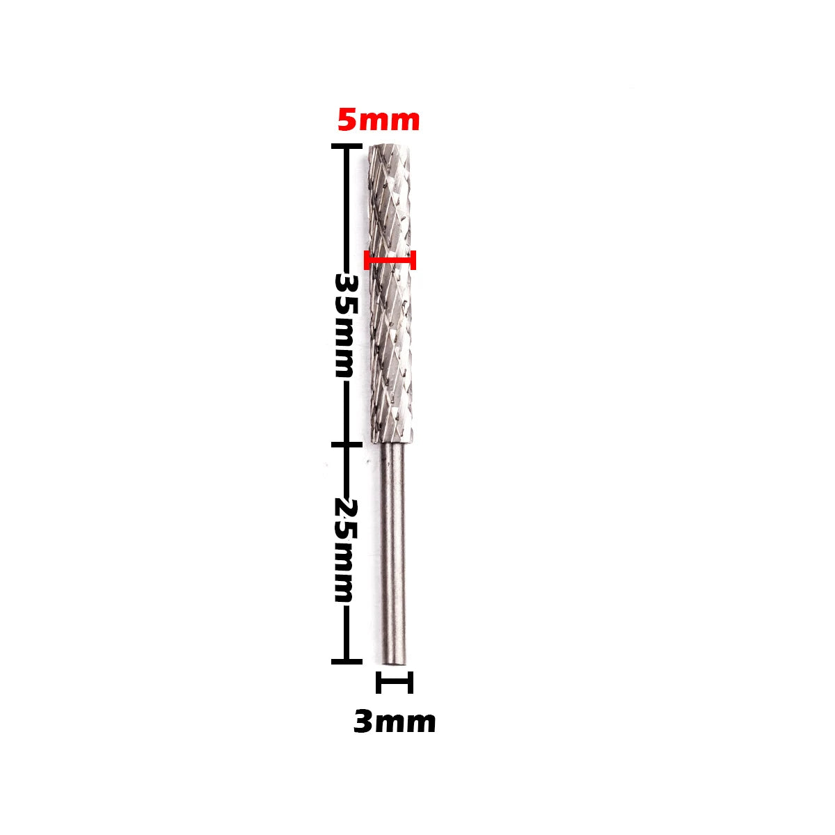 1PC Rotary Burr Cutter High Speed Steel Rotary Bur Cutter File Milling Cutter Drill Bit Engraving Bits Milling For Rotary Tool