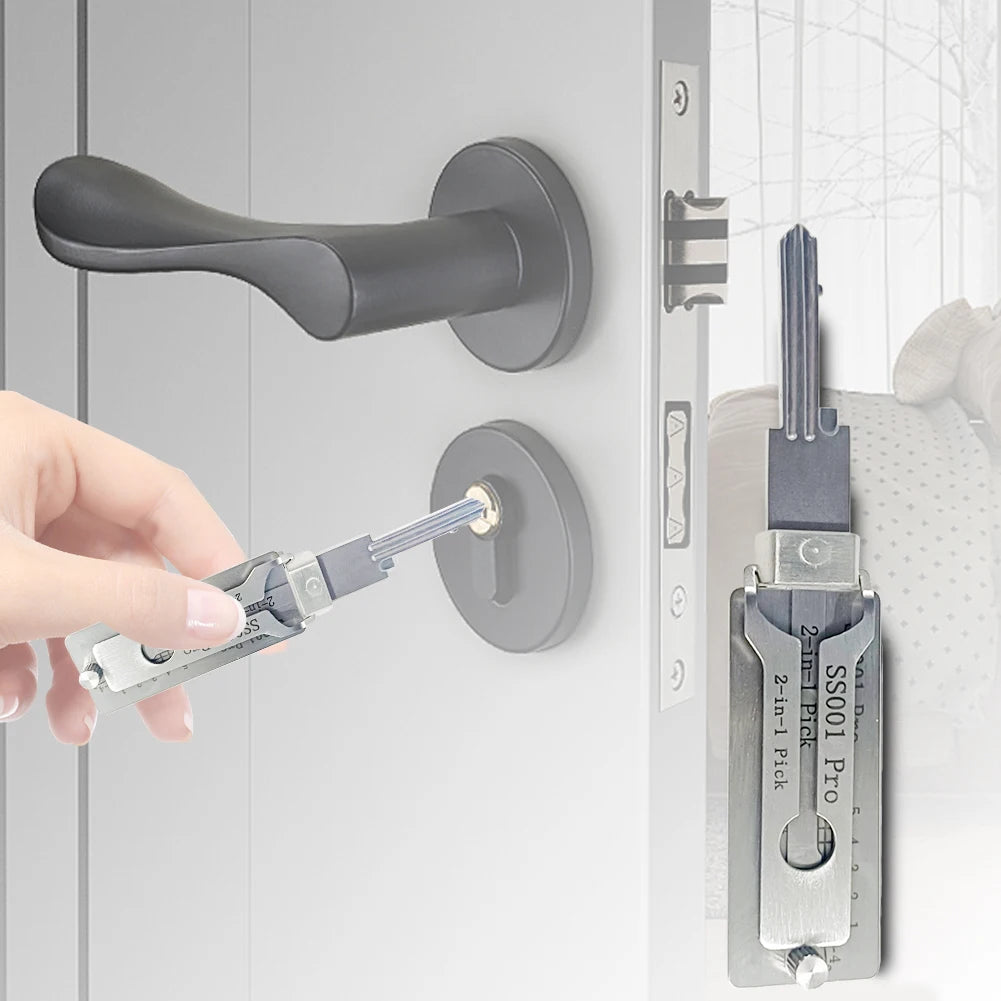 Lock Decoder Lockpicking SS001Pro SS002Pro O-ring Pickup Kit Pick Locksmith Tool Key Decoder Precision Hook Door Repair Tools