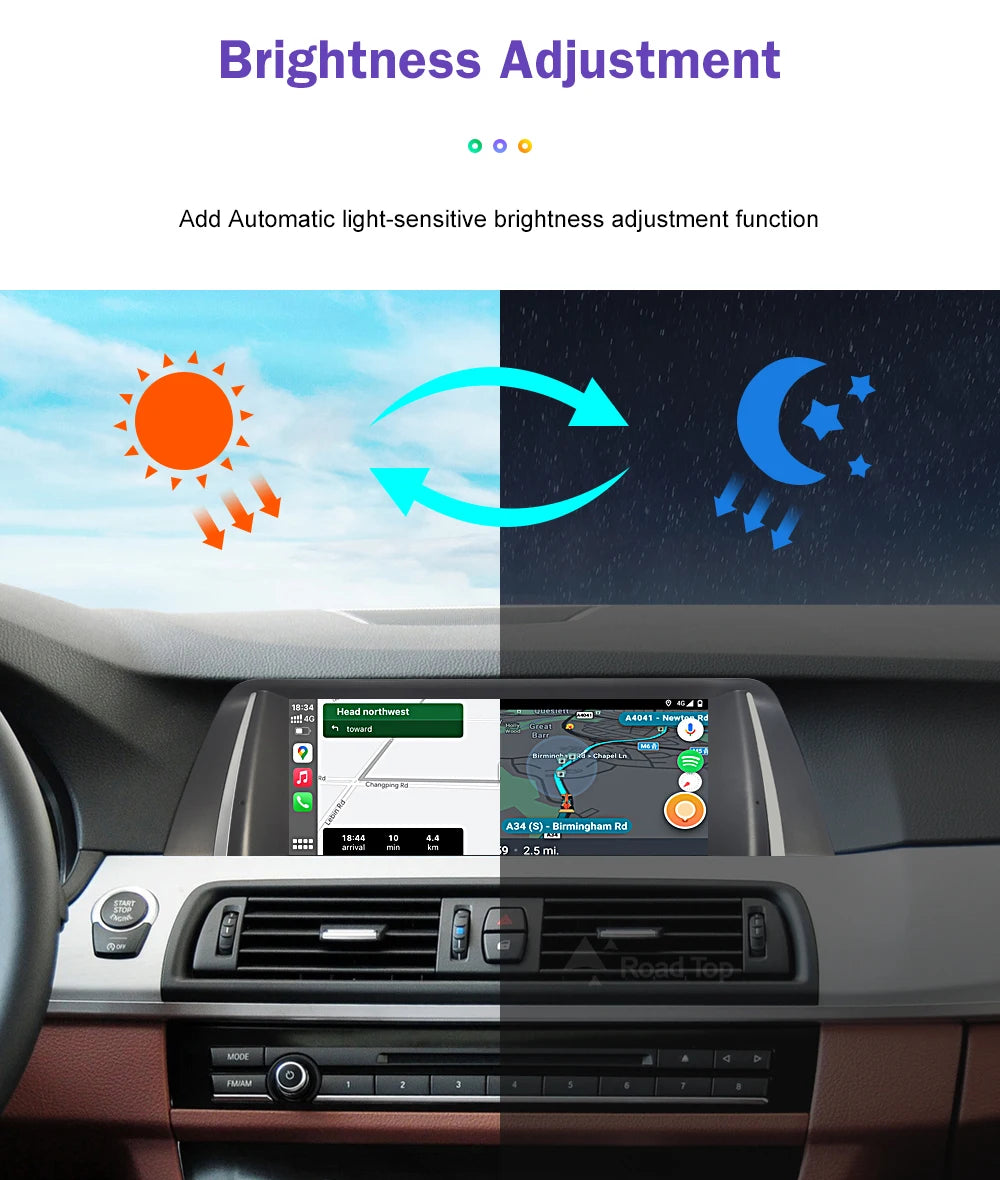 10.25" 12.3" Multimedia Touch Screen For BMW 5 Series F10 F11 CIC NBT System 2026-2026 Wireless Carplay Android Auto Car Radio