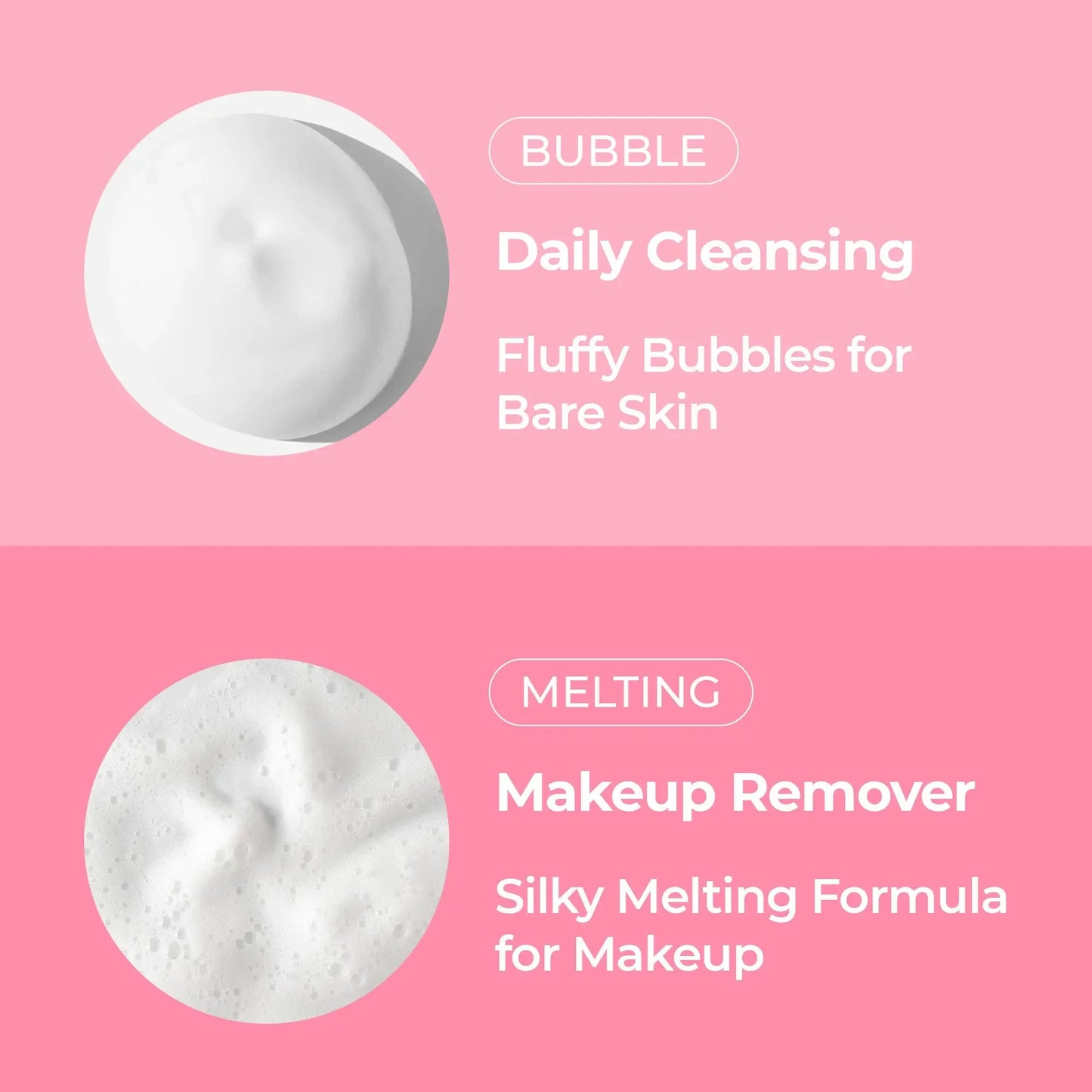 Melting Cleanse Hypoallergenic Makeup remover with Quick Bubble, Deep Pore Cleansing for all skin type, 150ml