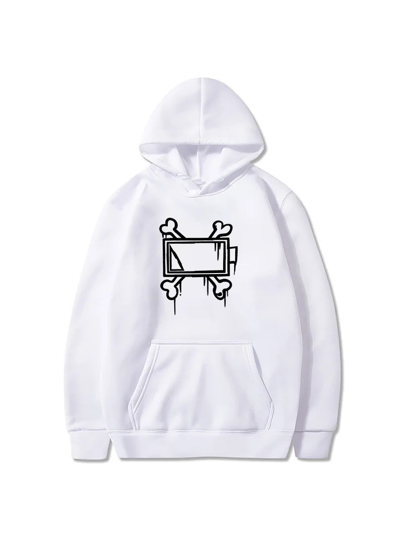 Graphic Print Fleece Hoodie - Unisex Casual Hooded Sweatshirt - photo 3