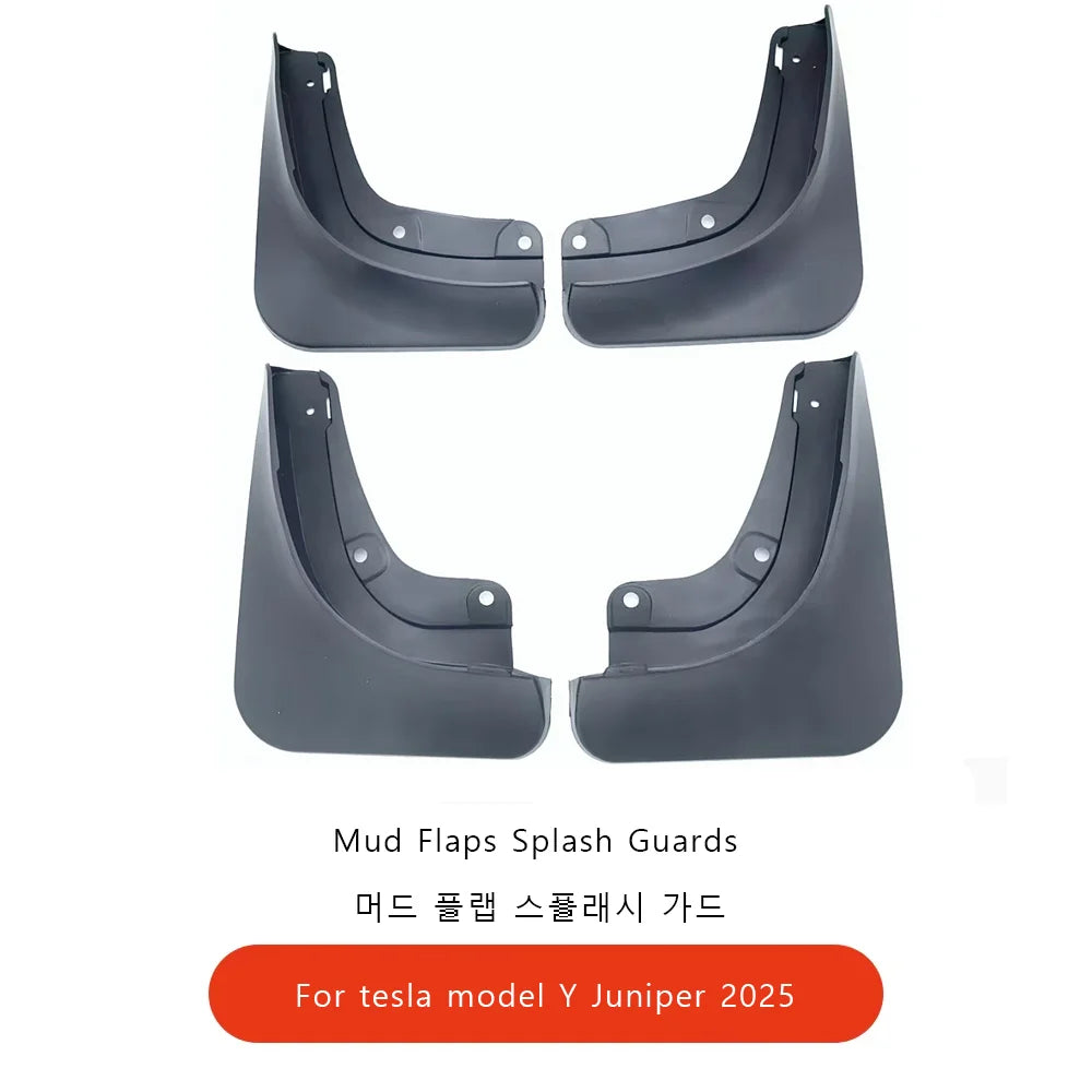 4Pcs/set Mud Flaps Splash Guards For Tesla Model 3 2026-2026 2026 2026+ Front Rear Wheel Mudguard Guard Fender