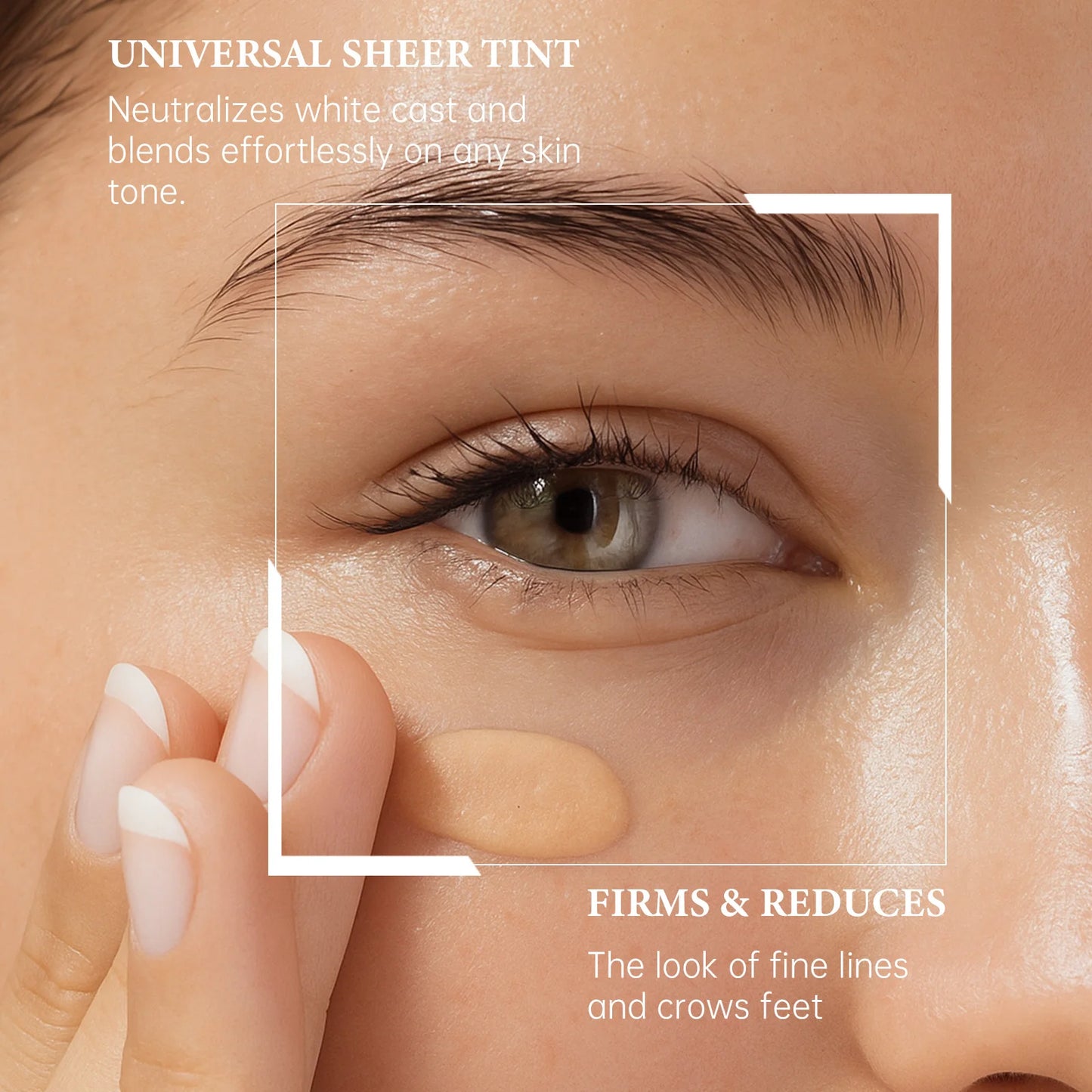 Pentapeptide Complex Instant Firming Eye Cream  With Caffeine For Dark Circles Puffiness Repair Eye Serum Smooth Skin Care