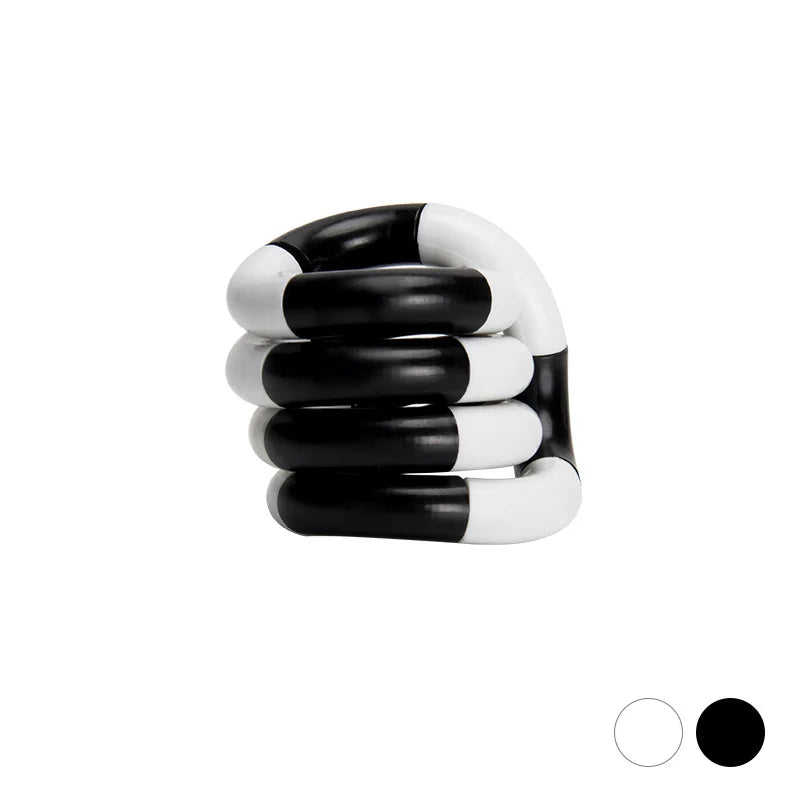 Twisted Ring Magic Figet Magic Trick Rope Creative DIY Winding Leisure Education Stress Relief for Kid Xmas Toy Random Send
