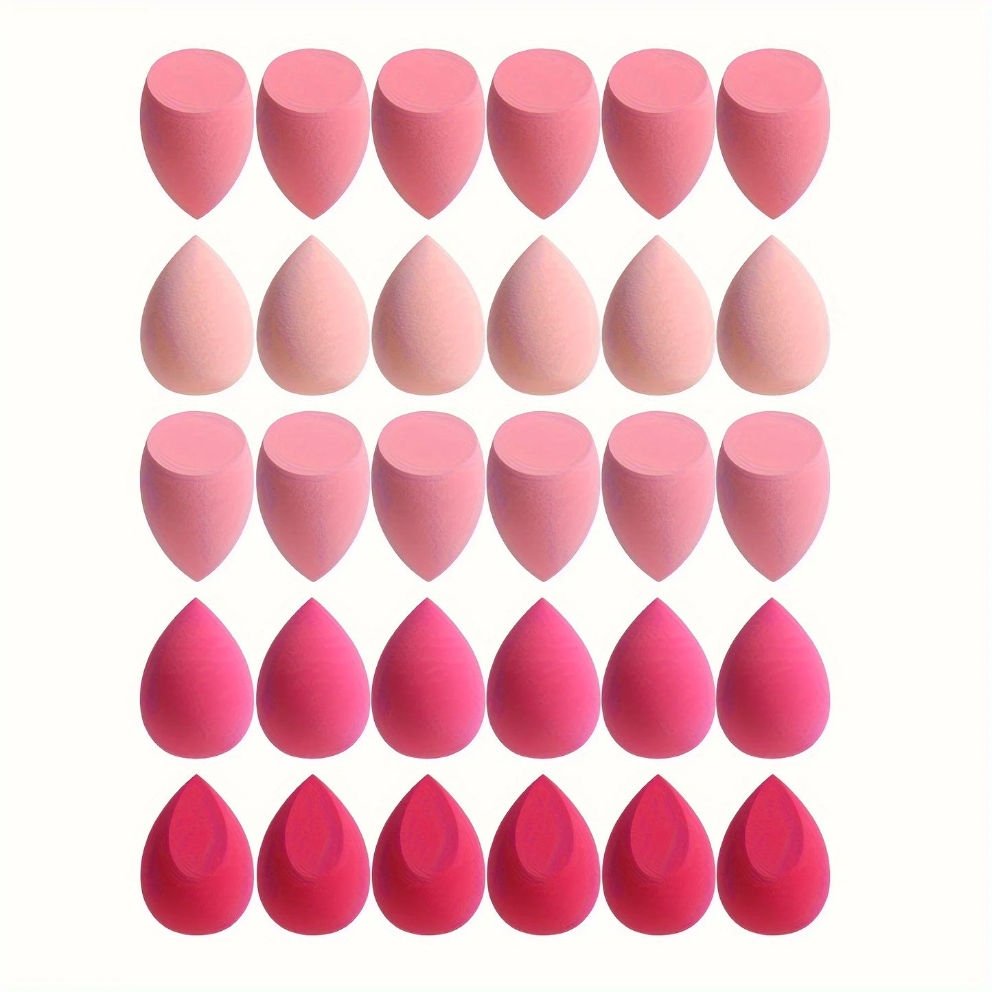 7Piece/18Piece Makeup Sponge Set, Suitable for Liquid BB Cream Powder Application, Makeup Egg Dry Wet Dual-Use Powder Puff