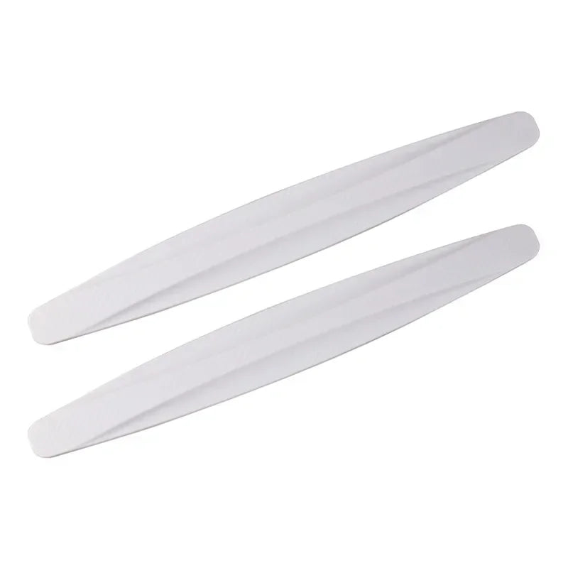 2Pcs Universal Anti-Collision Protector Rubber Car Door Products Auto Front And Rear Corner Bumper Cover Guard Lip Strip Sticker