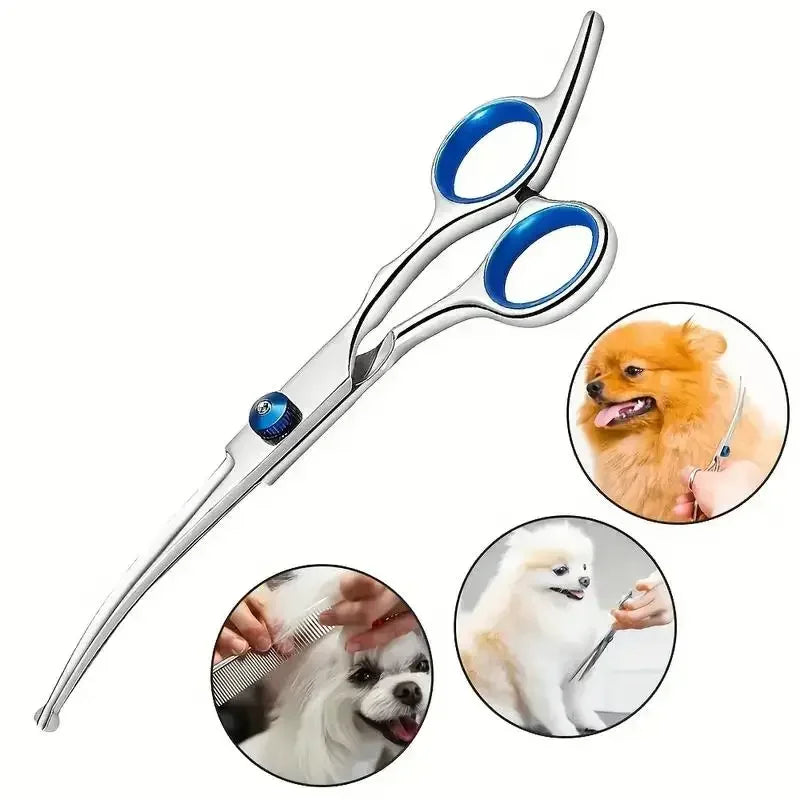 Pet Grooming Kit - Trimming Scissors & Shower Brush Set – photo 7