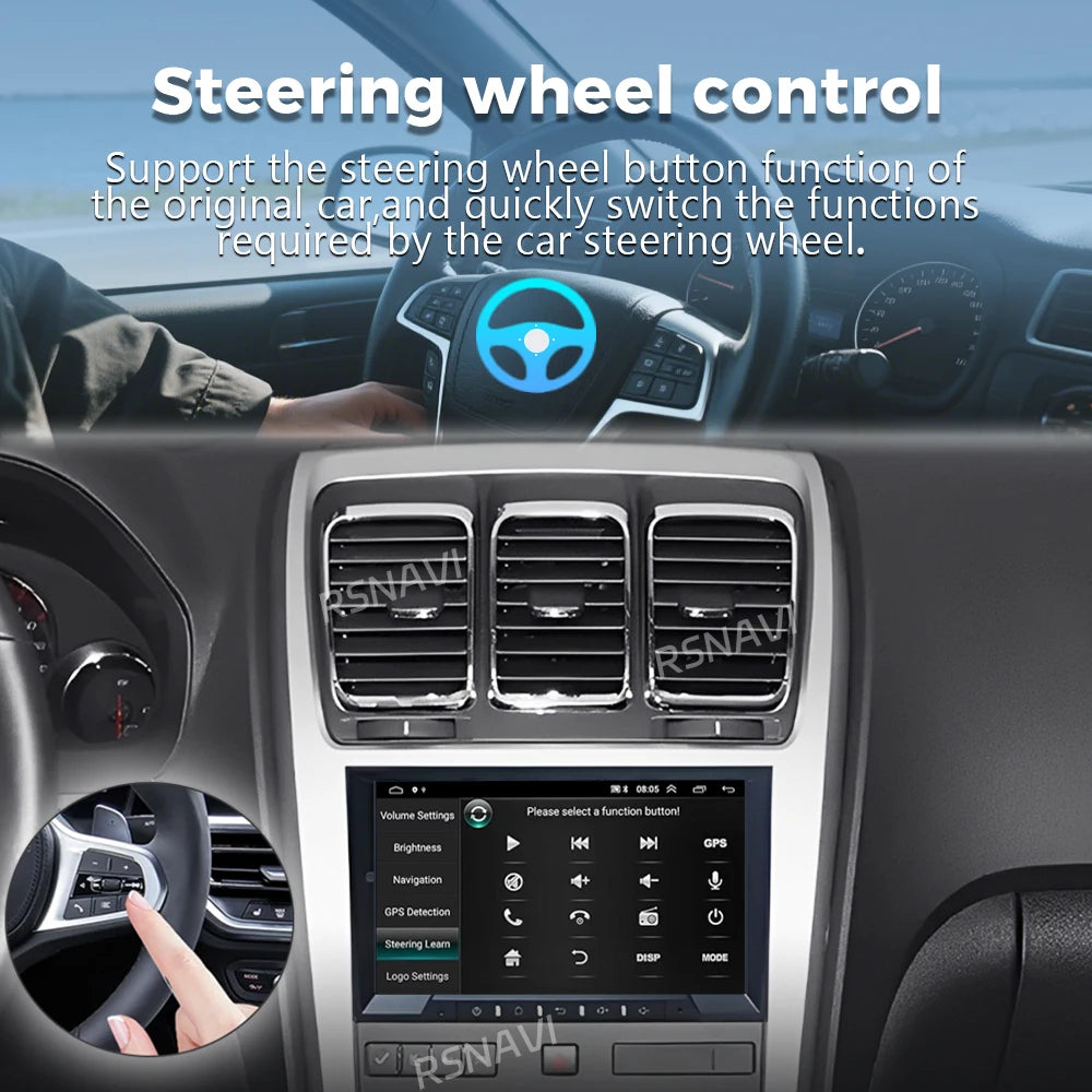 Android 16 Carplay Car Radio For Chevrolet Silverado Impala GMC Yukon Acadia Sierra Navigation GPS Multimedia Player stereo wifi