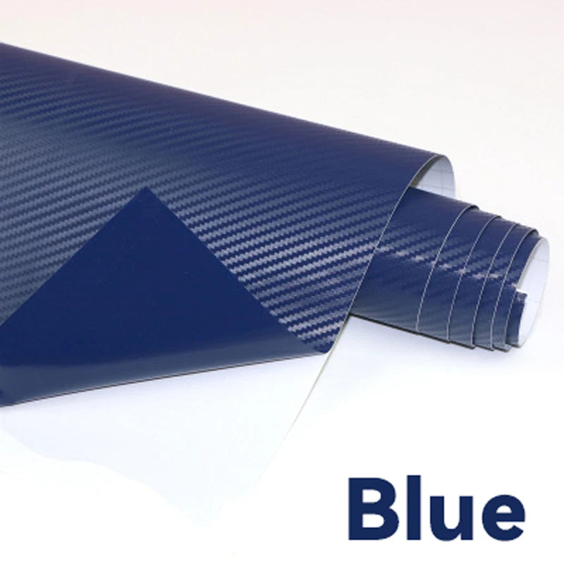 150cm Wide 3D Carbon Fiber Vinyl Film 3M Car Stickers Waterproof DIY Auto Vehicle Motorcycle Car Styling Wrap Roll Accessories