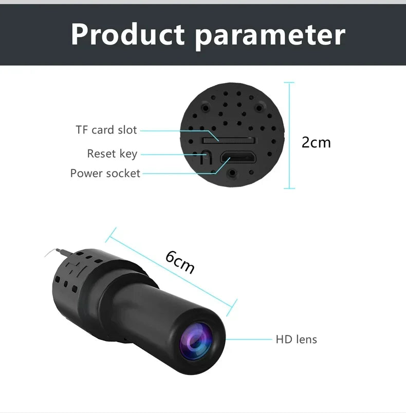 1080P Mini WiFi Home Camera — Motion Detection & Remote Monitor